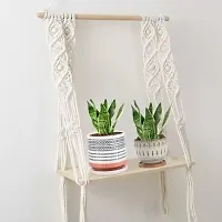 BOARD HANG DUNY Macrame wall Hanging Wall Shelf  MADE IN INDIA.-thumb1