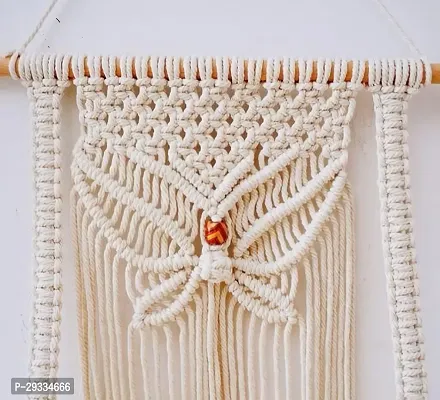 BUTERFLIA Macrame Wall Hanging Shelf Decor Butterfly Handicraft-thumb3