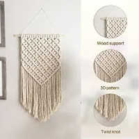 TRINGLE HNG+ Macrame Wall Decorl Geometric Art for Apartment House-thumb1