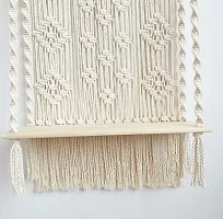 BEAUTI HANG  Macrame Wall Hanging shelf with Twisted Rope-thumb3