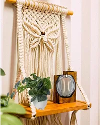 BATRFLI Boho Decor Tapestry Shelf  Modern Macrame Wall Decor-thumb3