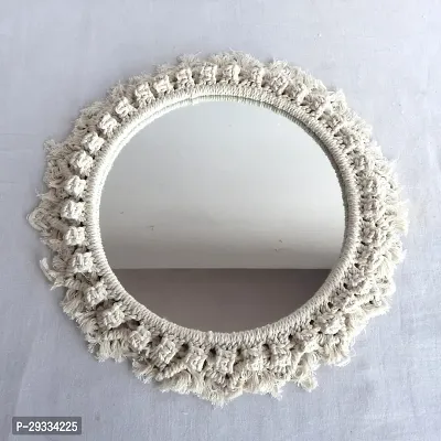 MIRROR HEVY GATH Round Antique Mirror Bohemian Handmade Decor for Apartment MADE IN INDIA