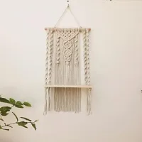 3 MOTI WITH DOUBLE HANDLE Wall hanging Macrame Decor Item-thumb1