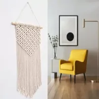 TRINGLE HAANG Macrame Wall Hanging Woven Tapestry Boho Wall Decor-thumb1