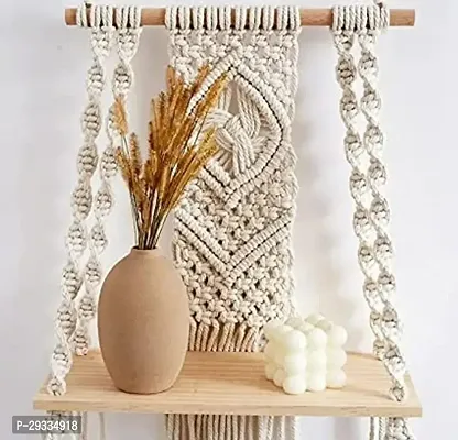 DEEP HNG Macrame Bohemian Indoor Plant Hanger 10 X 18 Inch-thumb3