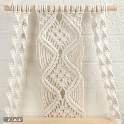 CEKOR HNG Macrame Wall Hanging Shelf Tapestry Boho Wood Hanging. MADE IN INDIA-thumb3