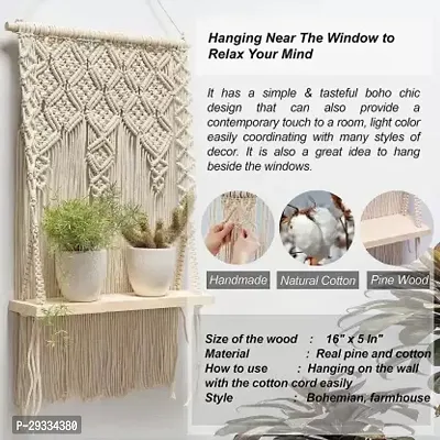 BOX DESS Macrame Wall Hanging Decorations for Home Garden Balcony Living Room-thumb4