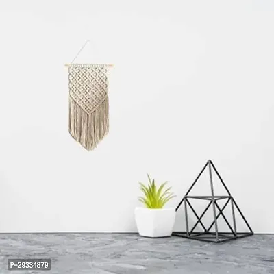 TRINGLE HNG+ Macrame Wall Decorl Geometric Art for Apartment House