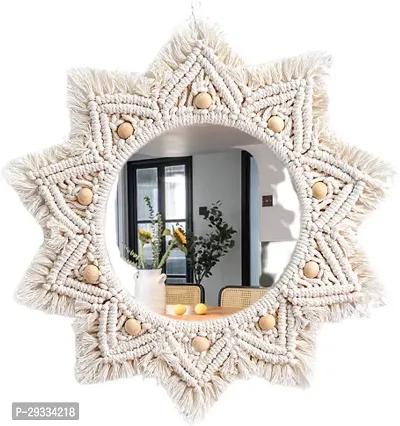 WAGON STON MIRROR MACRAME MIRROR 227514-thumb2