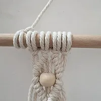 BORD HANG ONE DEEP MACRAME WALL HANGING SHELF-thumb3