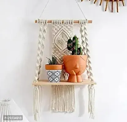 DEEP HNG Macrame Bohemian Indoor Plant Hanger 10 X 18 Inch