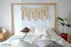 JHALR WIT TSL eddy home decor Handmade  Macrame  40L x 15W Inches Beige-thumb2