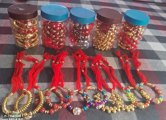 New Girls Mix Rakhi (Set of 10 Rakhi )