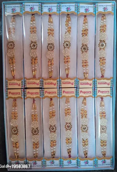 Fancy Rakhi mix Colors (Set of 12 )