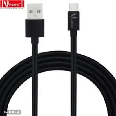 MONITOR Micro USB data Cable 1 m Micro USB Cable  (Compatible with Mobile Phones, Tablets, Black, One Cable)-thumb2