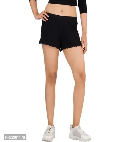 Women's Spandex Summer Lace Shorts Casual Hot Pants, Black, White -  Walmart.com