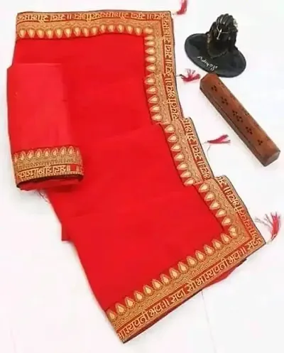 Beautiful Art Silk Sarees with Blouse piece