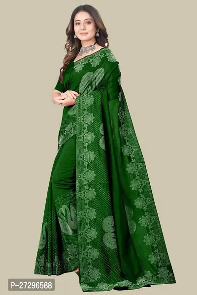 Stylish Georgette Saree with Blouse piece For Women-thumb3