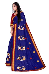 Stylish Art Silk Saree with Blouse piece For Women-thumb2