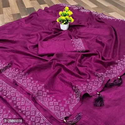 Fancy Art Silk Saree With Blouse Piece For Women-thumb0