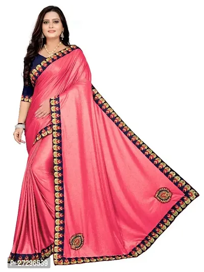 Stylish Art Silk Saree with Blouse piece For Women