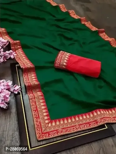 Fancy Art Silk Saree With Blouse Piece For Women-thumb0