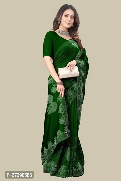 Stylish Georgette Saree with Blouse piece For Women-thumb2