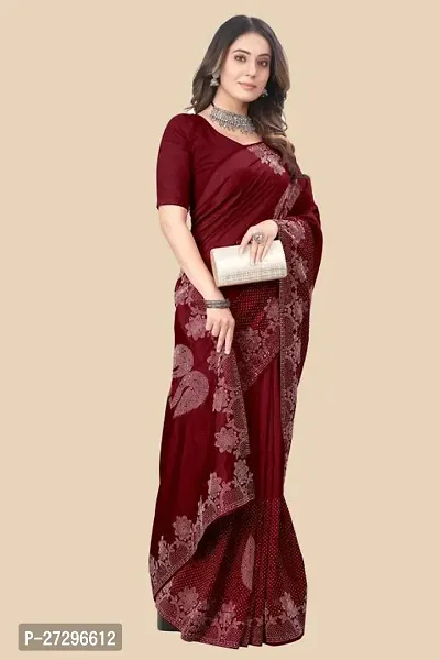 Stylish Georgette Saree with Blouse piece For Women-thumb3