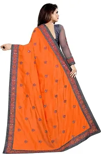 Classic Embroidered  Saree with Blouse piece-thumb1