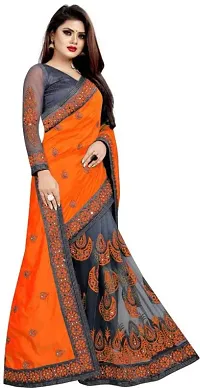 Classic Embroidered  Saree with Blouse piece-thumb4