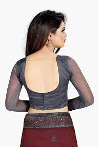 Classic Embroidered  Saree with Blouse piece-thumb1