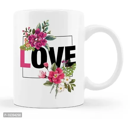 Manvi Creations Coffee Mug Beautiful/Stylish Love Printed Gift for Girlfriend Boyfriend, Husband Wife on Birthday, Anniversary, Valentine Day, Friendship day