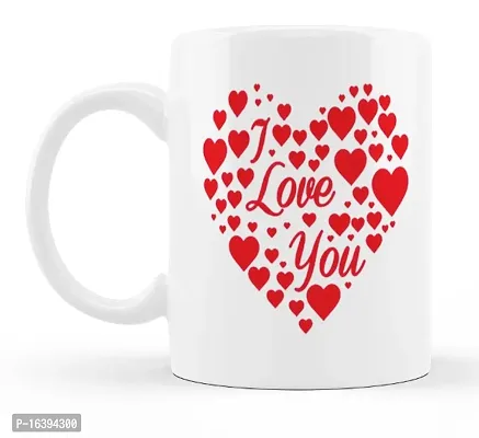 Manvi Creations Coffee Mug I Love You Heart Love Printed Gift for Girlfriend Boyfriend, Husband Wife on Birthday, Anniversary, Valentine Day, Friendship day-thumb2