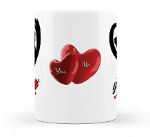 Manvi Creations Coffee Mug You  Me Love Couple Printed Gift for Girlfriend Boyfriend, Husband Wife on Birthday, Anniversary, Valentine Day, Friendship day-thumb3