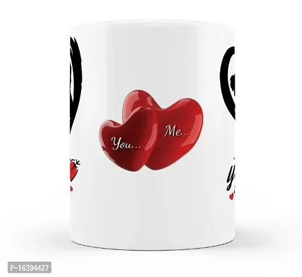 Manvi Creations Coffee Mug You  Me Love Couple Printed Gift for Girlfriend Boyfriend, Husband Wife on Birthday, Anniversary, Valentine Day, Friendship day-thumb4