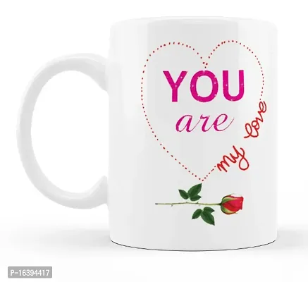 Manvi Creations Coffee Mug You Are My Love Printed Gift for Girlfriend Boyfriend, Husband Wife on Birthday, Anniversary, Valentine Day, Friendship day-thumb2