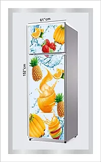 Ruby D?cor Decorative Refrigerator Door Sticker PVC Vinyl Fridge Wrap Sticker for Home (160 cm x 60 cm or 63 X 24 Inches)-thumb2