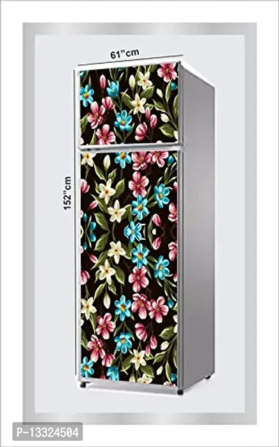 Ruby D?cor Decorative Refrigerator Door Sticker PVC Vinyl Fridge Wrap Sticker for Home (160 cm x 60 cm or 63 X 24 Inches)-thumb3