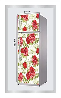 Ruby D?cor Decorative Refrigerator Door Sticker PVC Vinyl Fridge Wrap Sticker for Home (160 cm x 60 cm or 63 X 24 Inches)-thumb1