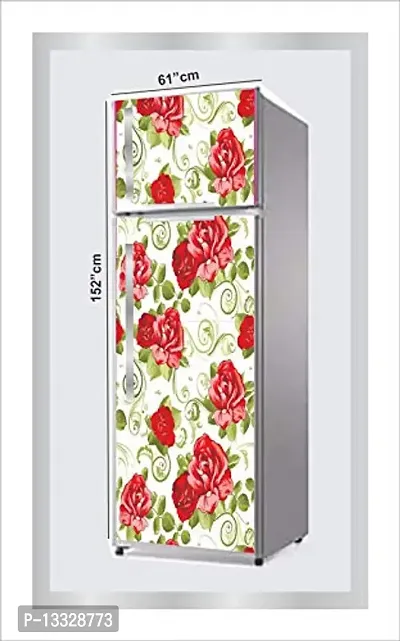 Ruby D?cor Decorative Refrigerator Door Sticker PVC Vinyl Fridge Wrap Sticker for Home (160 cm x 60 cm or 63 X 24 Inches)-thumb2