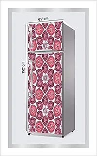 Ruby D?cor Decorative Refrigerator Door Sticker PVC Vinyl Fridge Wrap Sticker for Home (160 cm x 60 cm or 63 X 24 Inches)-thumb1