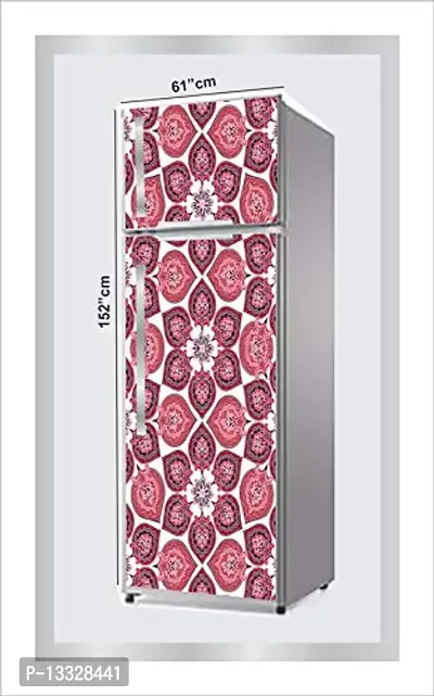 Ruby D?cor Decorative Refrigerator Door Sticker PVC Vinyl Fridge Wrap Sticker for Home (160 cm x 60 cm or 63 X 24 Inches)-thumb2