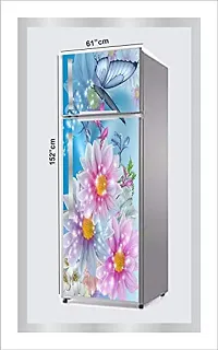 Ruby D?cor Decorative Refrigerator Door Sticker PVC Vinyl Fridge Wrap Sticker for Home (160 cm x 60 cm or 63 X 24 Inches)-thumb1