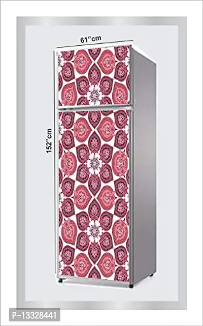 Ruby D?cor Decorative Refrigerator Door Sticker PVC Vinyl Fridge Wrap Sticker for Home (160 cm x 60 cm or 63 X 24 Inches)-thumb3