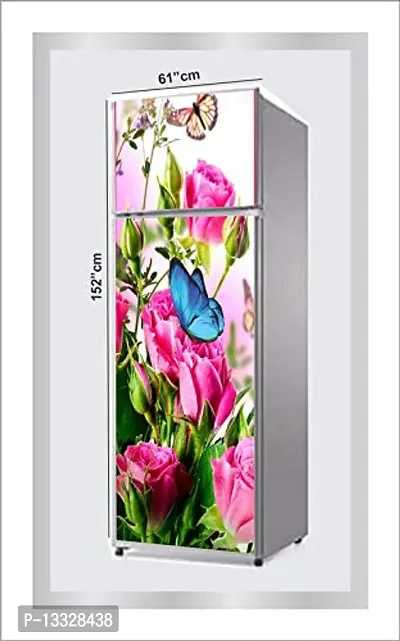 Ruby D?cor Decorative Refrigerator Door Sticker PVC Vinyl Fridge Wrap Sticker for Home (160 cm x 60 cm or 63 X 24 Inches)-thumb3