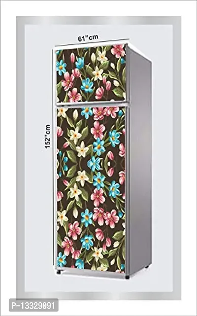 Ruby D?cor Decorative Refrigerator Door Sticker PVC Vinyl Fridge Wrap Sticker for Home (160 cm x 60 cm or 63 X 24 Inches)-thumb3