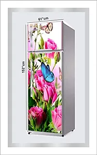 Ruby D?cor Decorative Refrigerator Door Sticker PVC Vinyl Fridge Wrap Sticker for Home (160 cm x 60 cm or 63 X 24 Inches)-thumb1