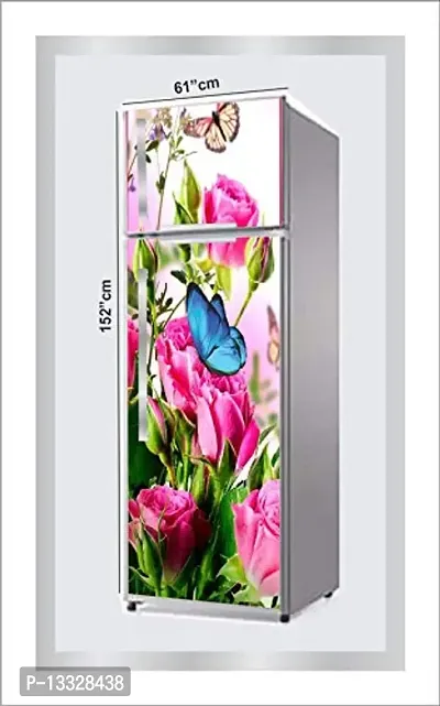 Ruby D?cor Decorative Refrigerator Door Sticker PVC Vinyl Fridge Wrap Sticker for Home (160 cm x 60 cm or 63 X 24 Inches)-thumb2