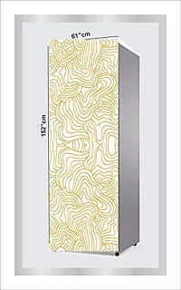 Ruby D?cor Decorative Refrigerator Door Sticker PVC Vinyl Fridge Wrap Sticker for Home (160 cm x 60 cm or 63 X 24 Inches)-thumb1