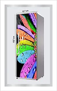 Ruby D?cor Decorative Refrigerator Door Sticker PVC Vinyl Fridge Wrap Sticker for Home (160 cm x 60 cm or 63 X 24 Inches)-thumb3